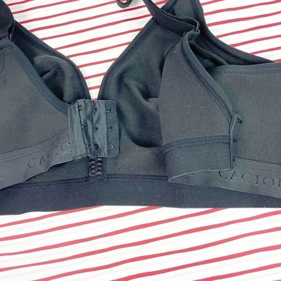 BUY 1 GET 1 FREE Black cacique 44c unlined full coverage no wire - Picture 4 of 9